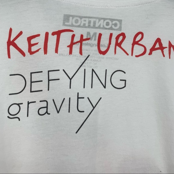 Keith Urban Defying Gravity Concert Tour Band Graphic Tee 2010 Medium - Picture 5 of 6